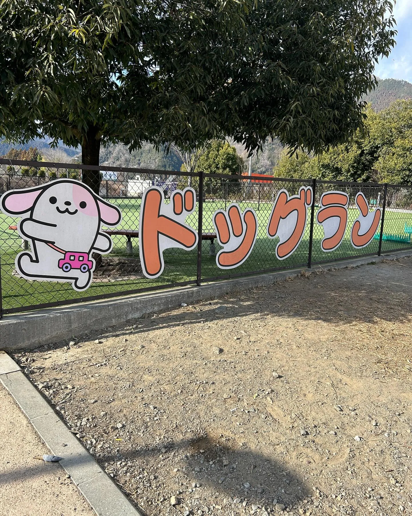 中央道談合坂、下りのドッグランに行きました。